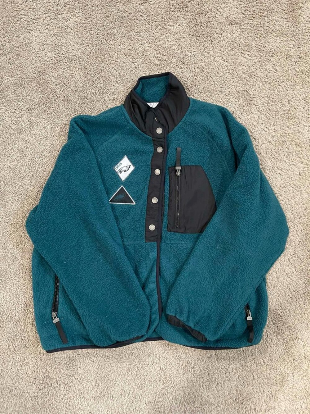 Women's WEAR by Erin Andrews Philadelphia Eagles Polar Fleece Size XXL READ